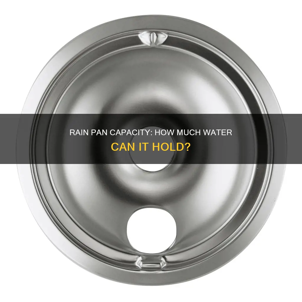 how many does a rain pan hold