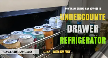 Maximize Your Undercounter Drawer Fridge: How Many Drinks Fit?