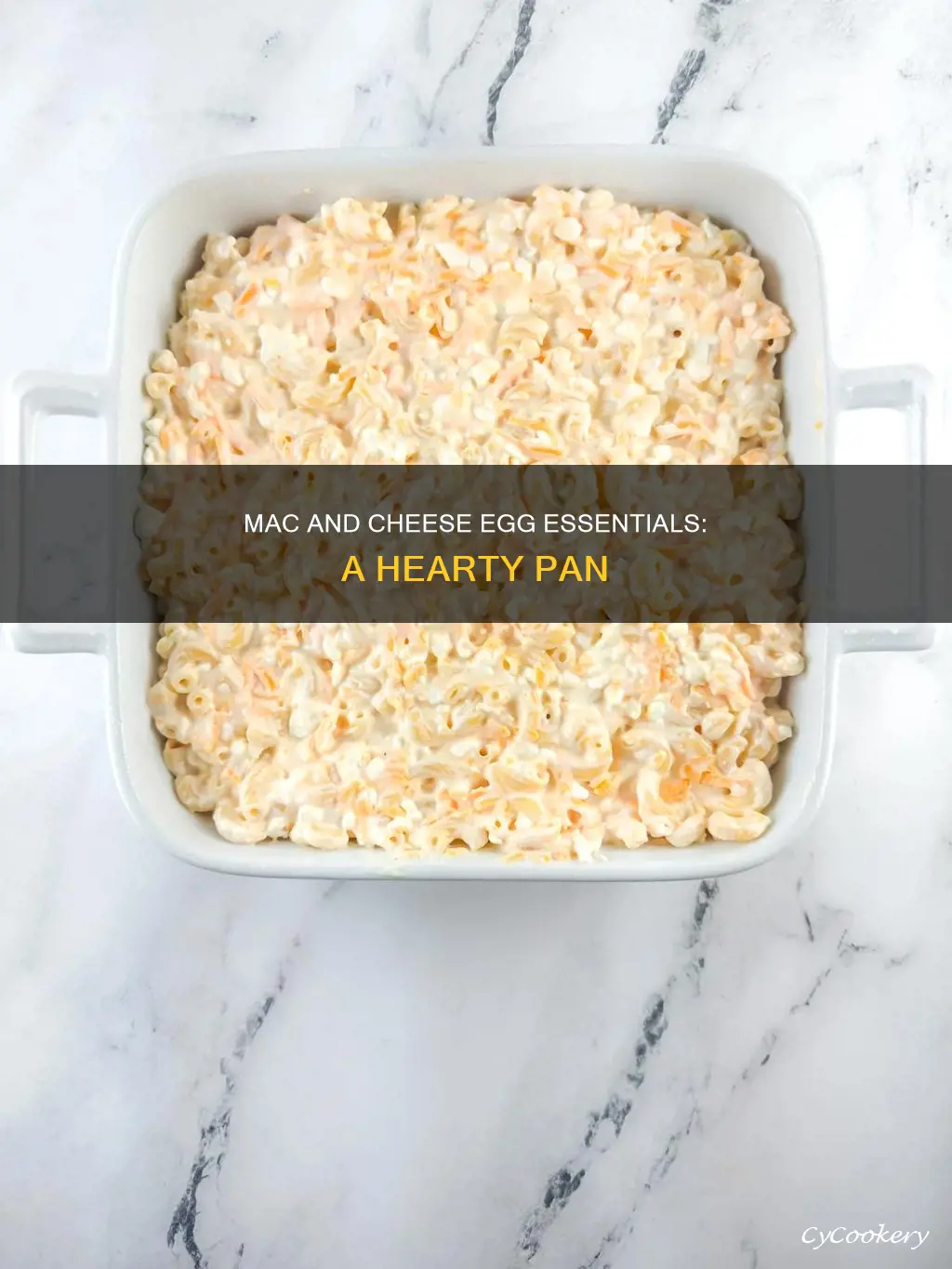 how many eggs for large pan of mac and cheese