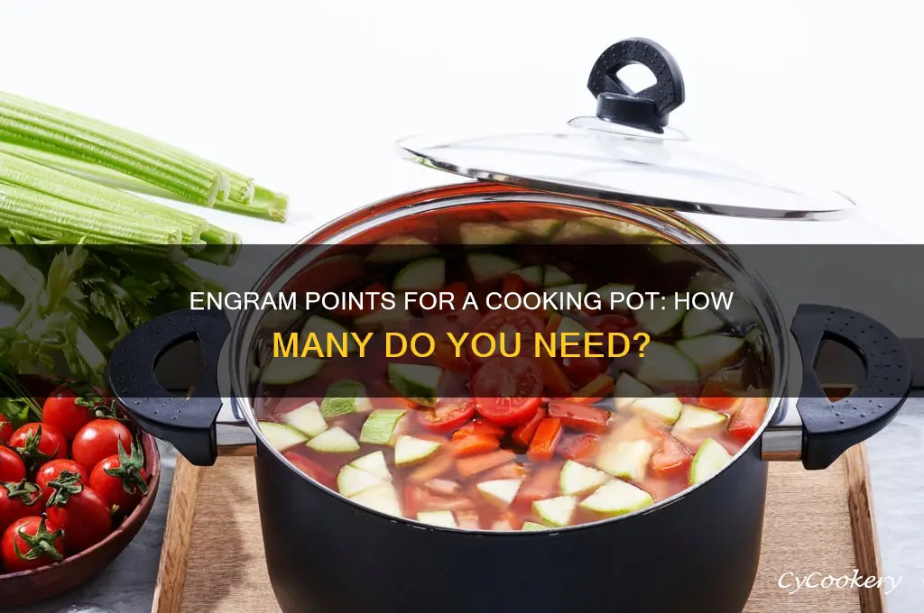 how many engram points for a cooking pot