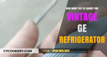 Vintage GE Refrigerator Gasket Replacement: Measuring Feet for a Perfect Fit