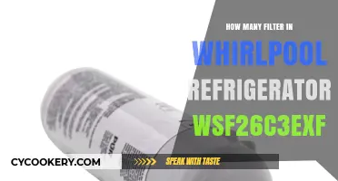 Whirlpool WSF26C3EXF01 Refrigerator: Filter Types and Quantity Explained