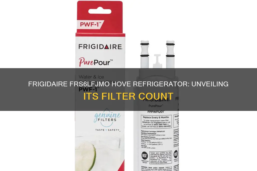 how many filters does a frigidaire frs6lfjmo hove refrigerator