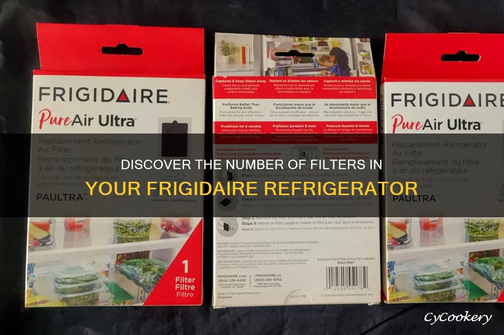 how many filters does a frigidaire refrigerator