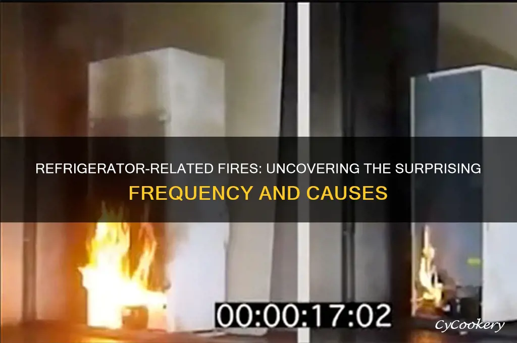 how many fires have been started by refrigerators