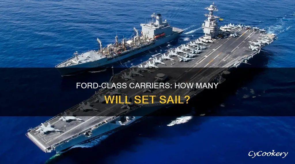 how many ford class carriers are panned