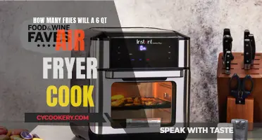 Air Fryer Capacity: Fries, 6 Qt