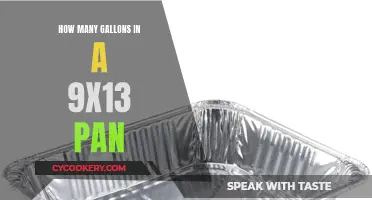Gallons in a 9x13 Pan: How Much Liquid Can It Hold?