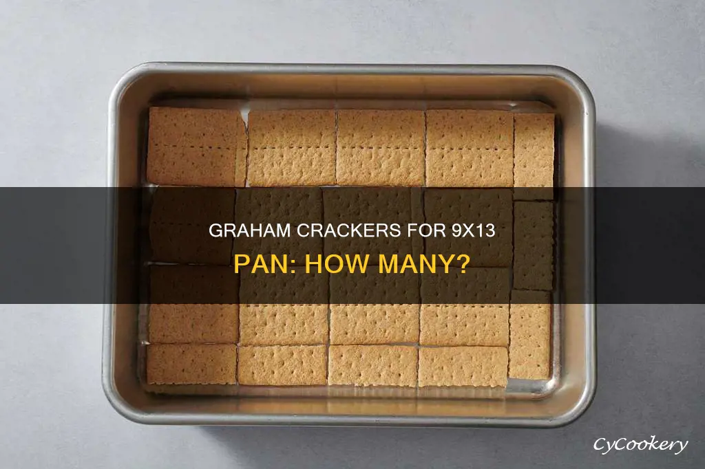 how many graham crackers do need for 9x13 pan