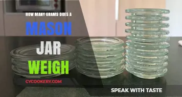 Mason Jar Weight Guide: Grams for Every Jar Size