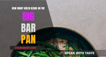 Green Beans: Big Bar Pan Portioning