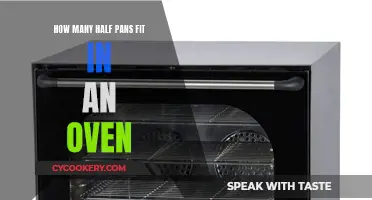 Oven Space and Half Pans: How Many?