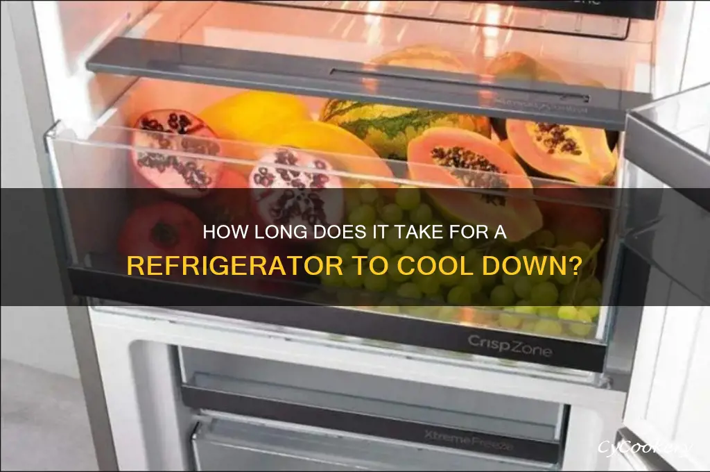 how many hours before refrigerator drops in temptuture