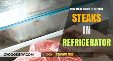 Defrosting Steaks Safely: Optimal Refrigerator Thawing Time Guide
