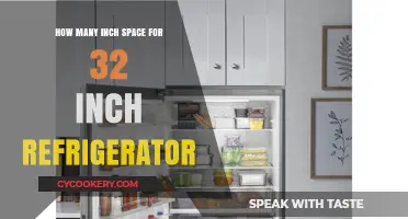 Optimal Space Requirements for a 32-Inch Refrigerator Installation