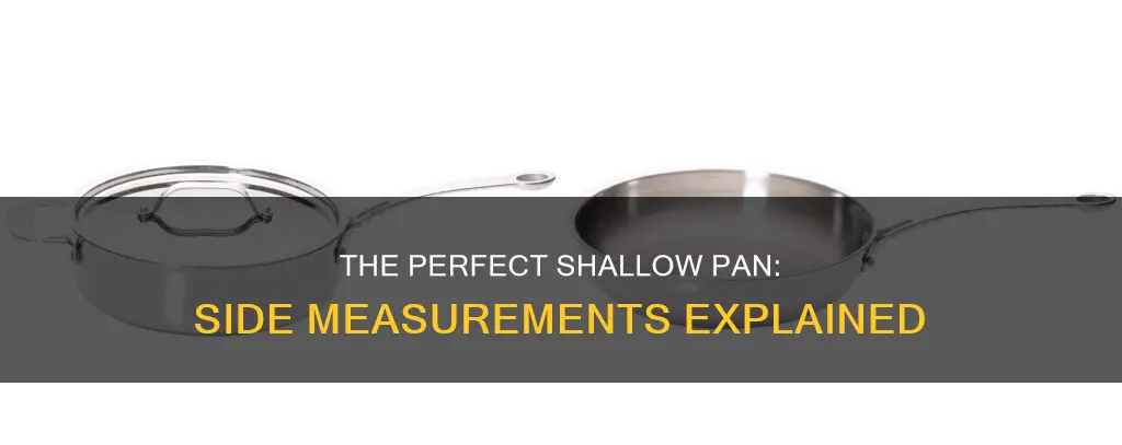 how many inches are the sides of a shallow pan