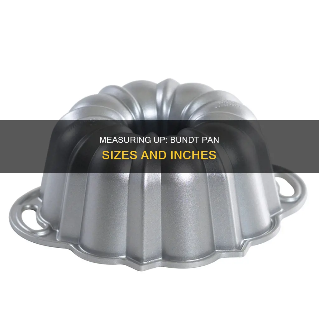 how many inches is 12 cup bundt pan