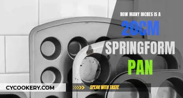 Springform Pan Conversion: 20cm to Inches