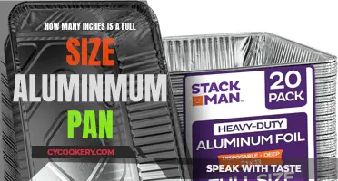 Full-Size Aluminum Pan Inches