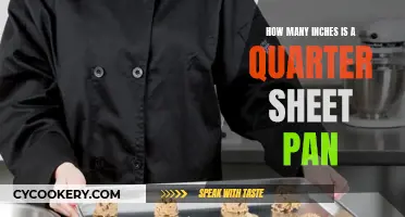 Standard Quarter Sheet Pan Size in Inches