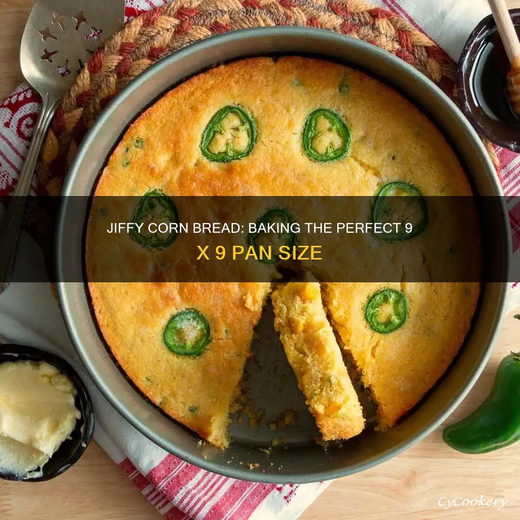 how many jiffy corn bread for 9 x 9 pan