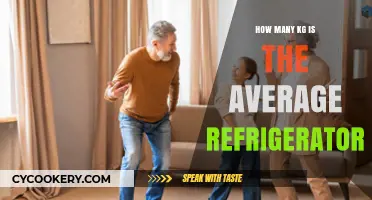 Average Refrigerator Weight: How Many Kilograms Does It Weigh?