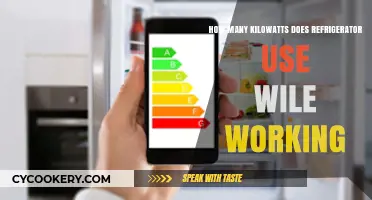 Refrigerator Energy Consumption: Understanding Kilowatt Usage While Operating