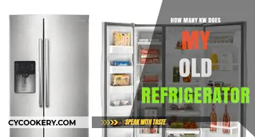 Discover Your Old Refrigerator's Power Consumption in Kilowatts