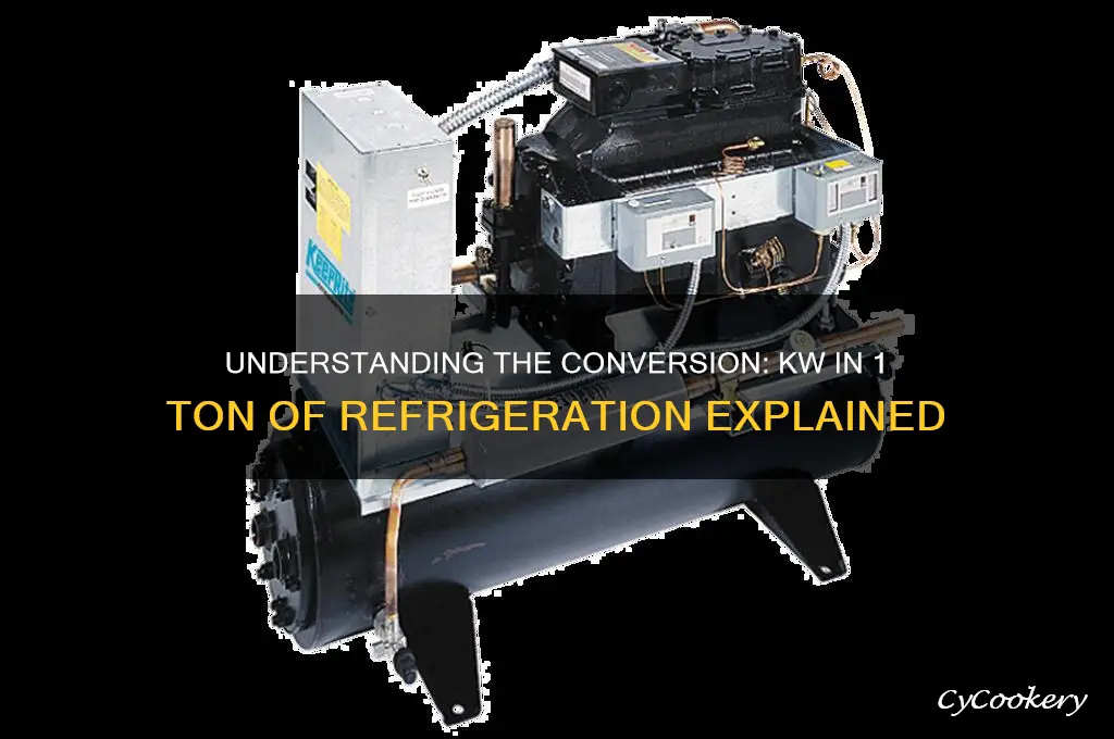 how many kw in 1 ton of refrigeration