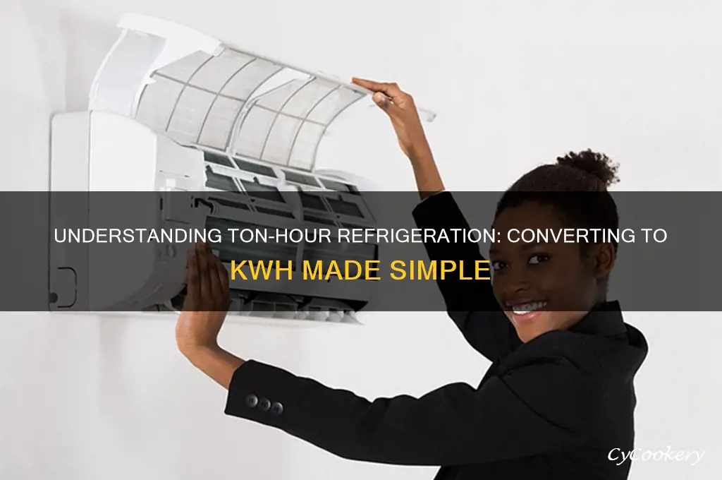 how many kwh in one ton hour of refrigeration