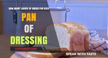 Making Dressing? Bread Loaf Count for a 9x13 Pan
