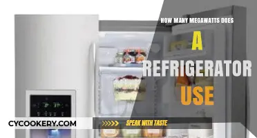 Refrigerator Energy Consumption: Understanding Megawatt Usage and Efficiency
