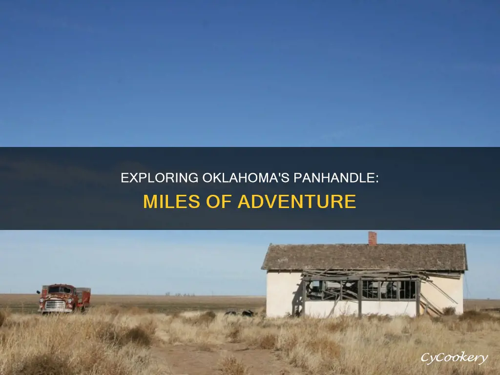 how many miles is the pan handle of oklahoma