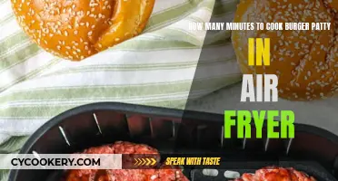 Air Fryer Burger Patty: Perfectly Cooked in Minutes
