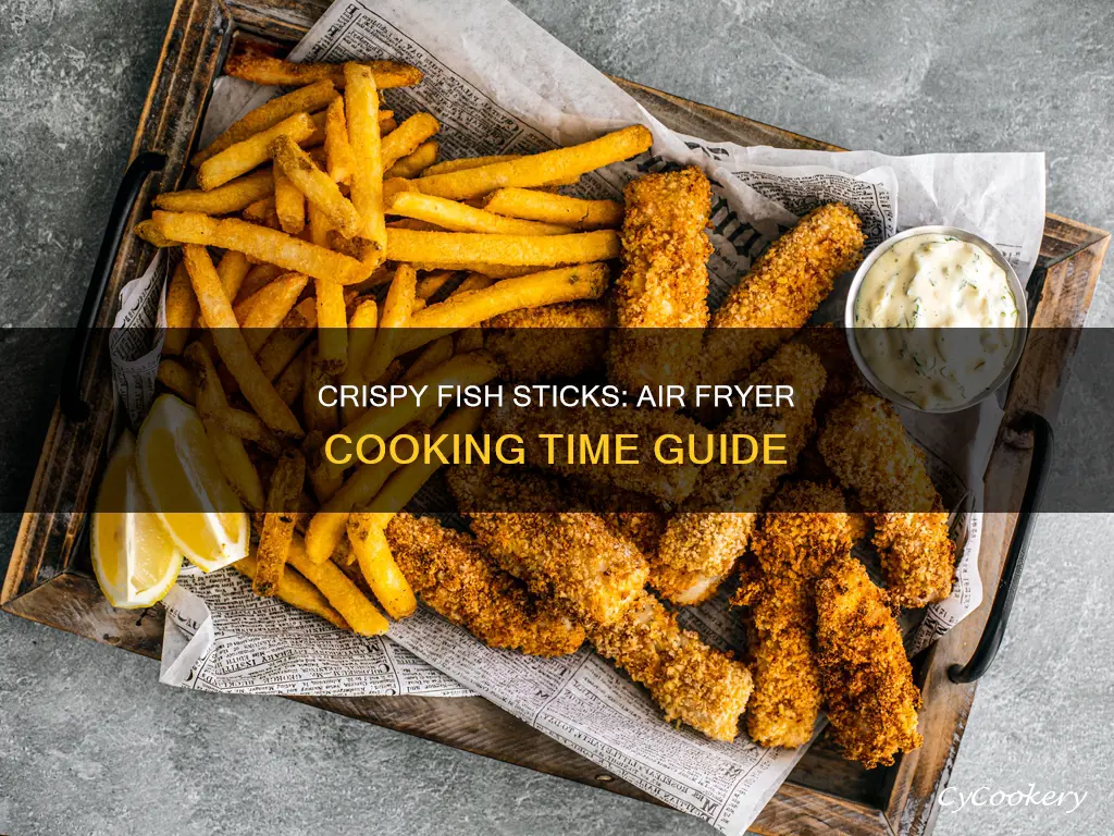 how many minutes to cook fish sticks in air fryer