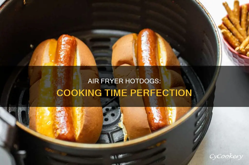 how many minutes to cook hotdog in air fryer