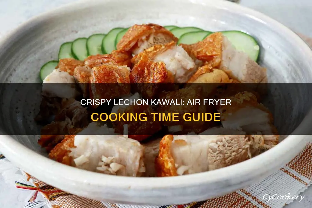 how many minutes to cook lechon kawali in air fryer