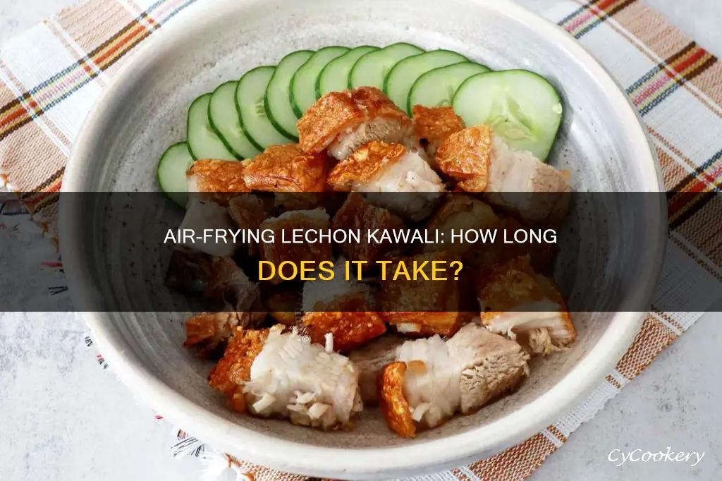 how many minutes to cook lechon kawali in air fryer