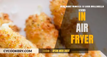 Mozzarella Sticks: Air Fryer Cooking Time Perfection