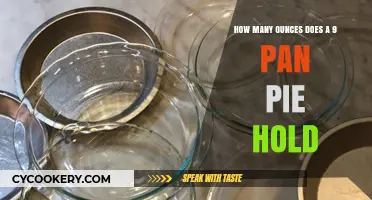 Standard 9-Inch Pie Pan: How Many Ounces?