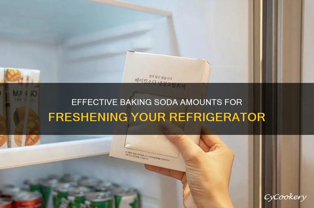 how many ounces of baking soda in refrigerator