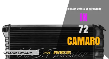 Refrigerant Capacity in a 1972 Camaro: Ounces Explained