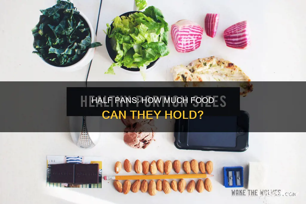 how many oz does a half pan fit