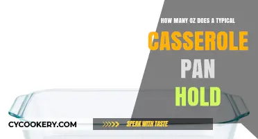 Casserole Pan Capacity: How Many Ounces?
