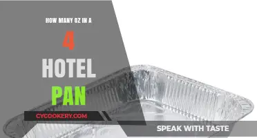 Hotel Pan Liquid Measurements: Ounces in a 4-inch Pan
