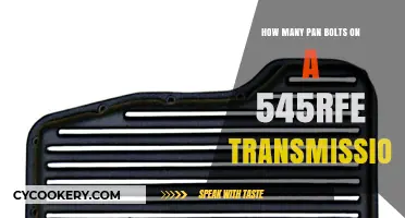 Pan Bolt Count for 545RFE Transmission Revealed