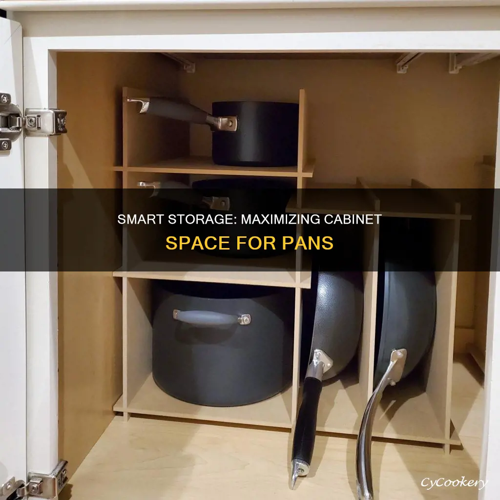 how many pans can a food cabinet hold