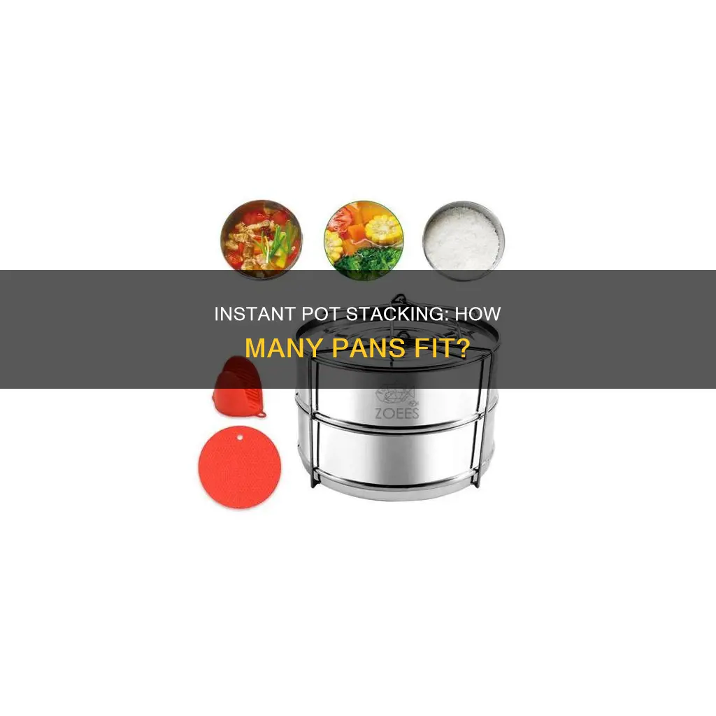 how many pans can fit in 8 qt instant pot