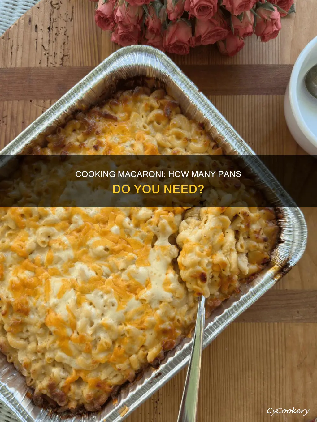 how many pans for 3 pound of macaroni