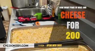 Mac and Cheese for a Crowd: How Many Pans?